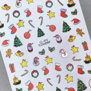 Новогодние наклейки