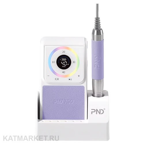 Бесщеточный аппарат для маникюра SNRQI PND750, 40000 об/мин, фиолетовый 22102225
