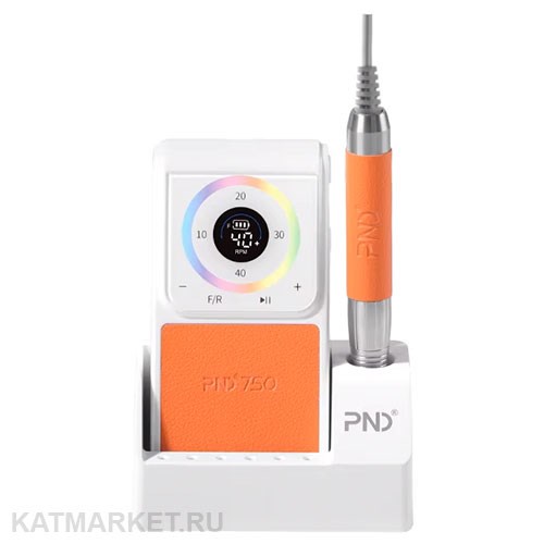 Бесщеточный аппарат для маникюра SNRQI PND750, 40000 об/мин, оранжевый 22102226