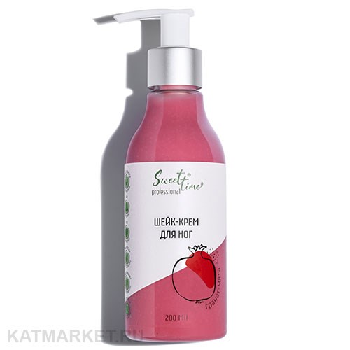 Sweet Time 200мл Шейк-крем для ног Гранат-мята (404920) 32002322