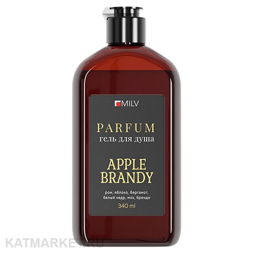 Milv 340мл Apple Brandy Парфюмированный гель для душа (20382) 31540382