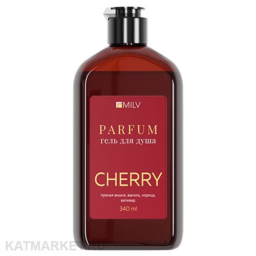 Milv 340мл Cherry Парфюмированный гель для душа (20385) 31540385