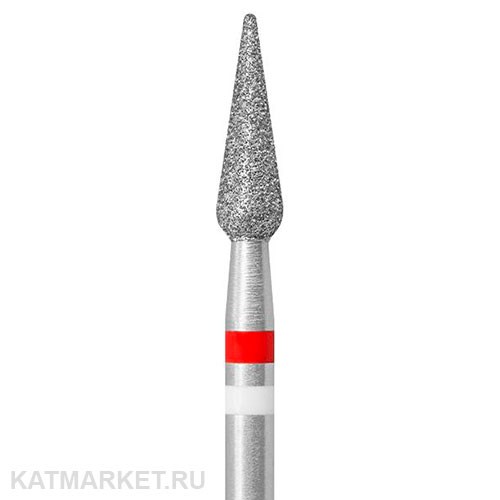 Тайфун Капля 3,1мм красная Алмазная фреза с жемчугом 856.104.266.100.031 71204131