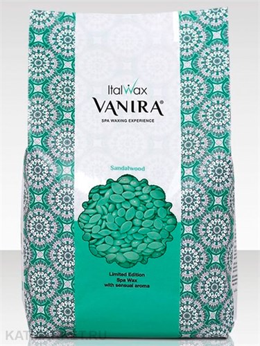 ItalWax 1000г Vanira Сандал Пленочный воск Top Line 22205042