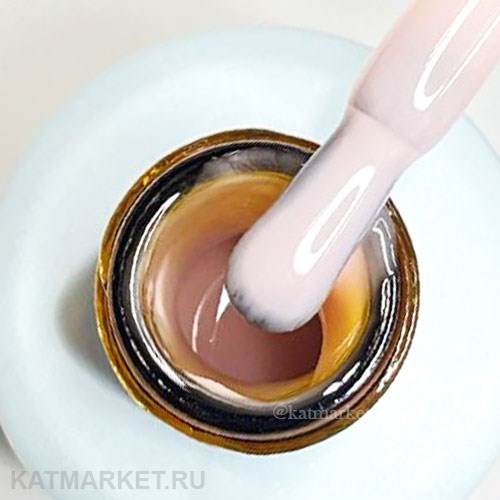 BSG 20мл Жёсткий гель в бутылочке Konfityur низкой вязкости 23 Камуфляж с персиковой ноткой, неплотный 12706023