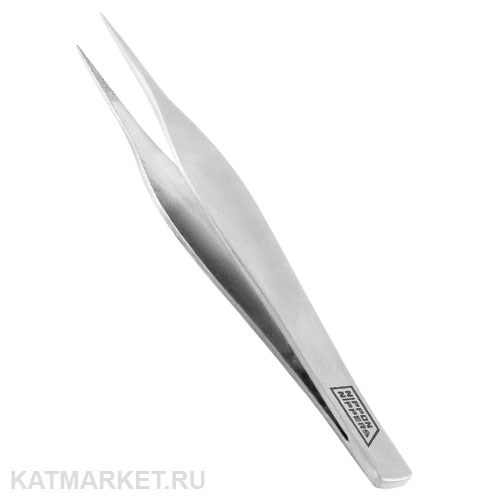Nippon Nippers Пинцет для кожи T-05 острый край с насечкой, широкий, длина 115мм 40521005