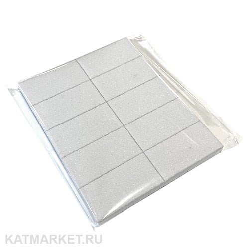 Набор бафов 100/150 белые 6х3см в упаковке 10шт 60616301