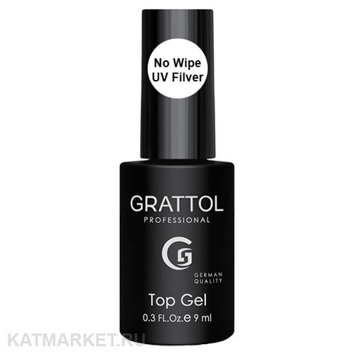 Grattol 9мл Топ без липкого слоя с UV фильтром 10619011