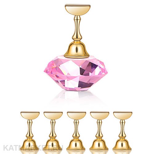 Подставка под типсы Кристалл, розовая 60806106