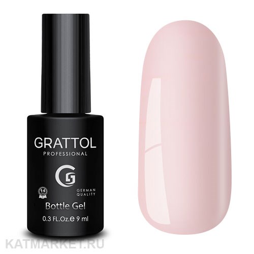 Grattol 9мл Моделирующий камуфлирующий гель Gel Bottle 04 10632004