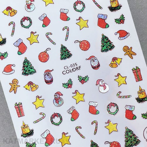 Наклейки PopFinger серия CL 35 фольгированные 61220035