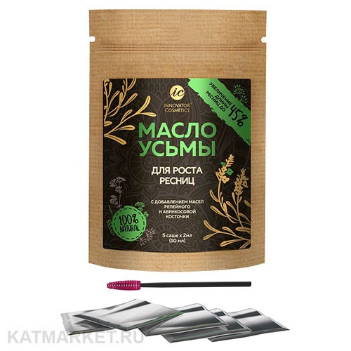 Innovator Cosmetics Масло усьмы для роста ресниц 5 саше х 2мл 83606225