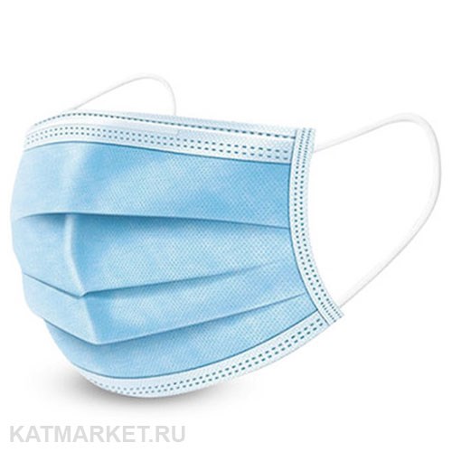 Sense Маски 20шт защитные в коробке голубые 60402511