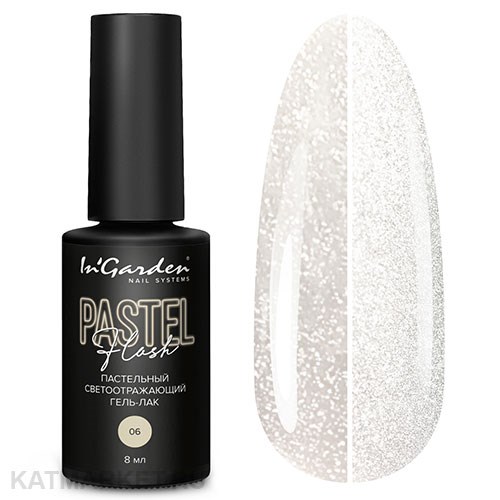 Ingarden 8мл Светоотражающий гель-лак Pastel Flash 06 10533006
