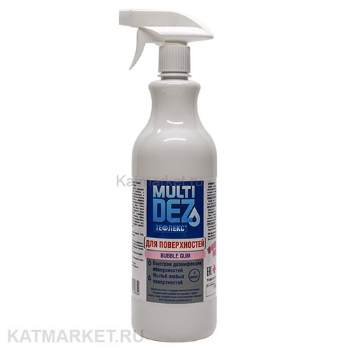 MultiDez 1л Тефлекс для поверхностей, баблгам 32201112