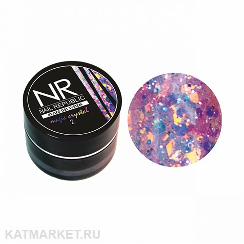 NR 7г Гель-краска Magic Crystal с блестками 02 11745002