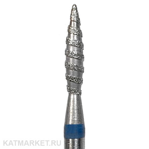 Владмива Фреза алмазная, торнадо 2,1мм, синяя 806.104.243.524.021Т 70620221