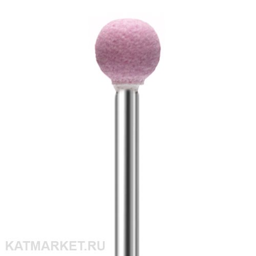 Корундовая фреза розовая, шар 70003101