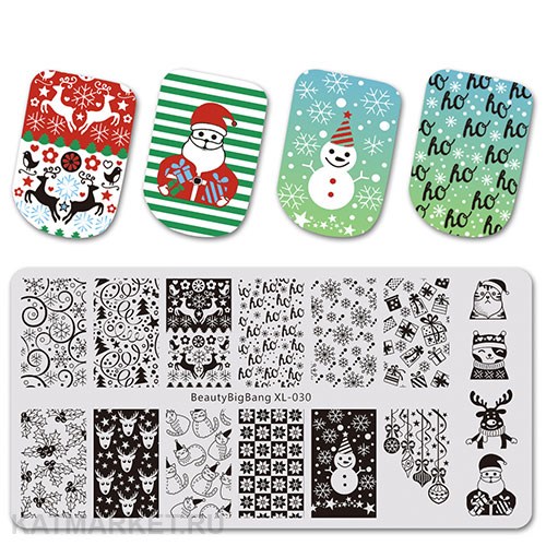 BeautyBigBang Пластина для стемпинга XL 030 60506030