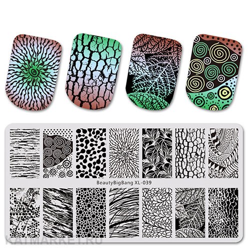 BeautyBigBang Пластина для стемпинга XL 039 60506039