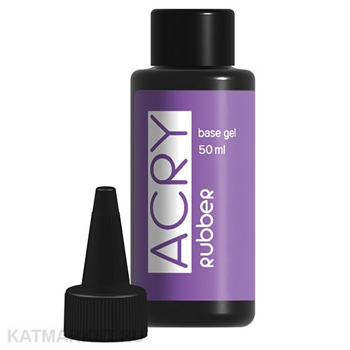 BSG 50мл Эластичная база Acry Rubber для ногтей, склонных к отслоению материала 12701034