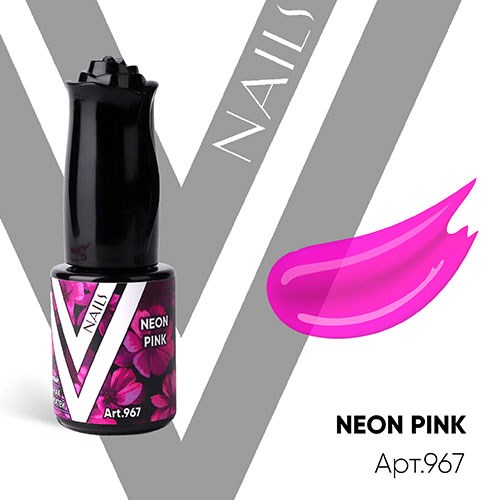 Vogue 10мл Гель-лак витраж Neon Pink 967 11934967