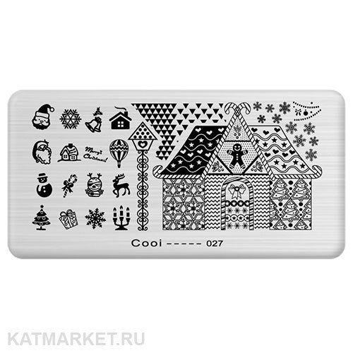 Cooi Пластина для стемпинга 27 60510014