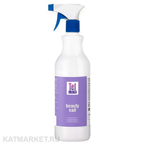 Teflex Beauty Nail 1л Антисептик, универсальное очищающее средство для маникюра, триггер 32201321