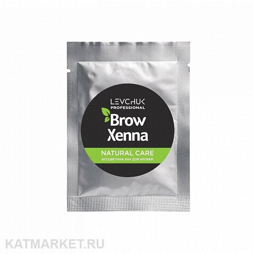 BrowXenna Хна для бровей Бесцветная, Natural Care, мини-саше 1г 83305001