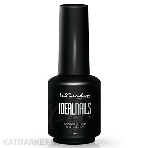 Ingarden 11мл Каучуковая база Идеальные ногти, Clear прозрачная 10500001