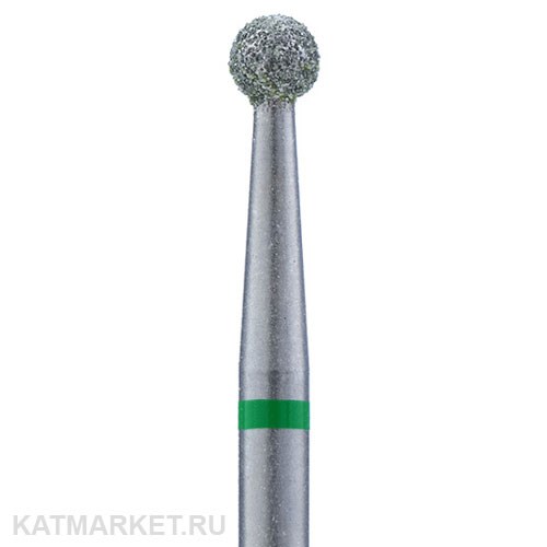 Владмива Фреза алмазная, шар 2,9 мм, зеленый 806.104.001.534.029 70608329
