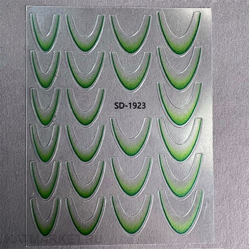 ZooNail Наклейки Френч зелёный (1923) 61601923