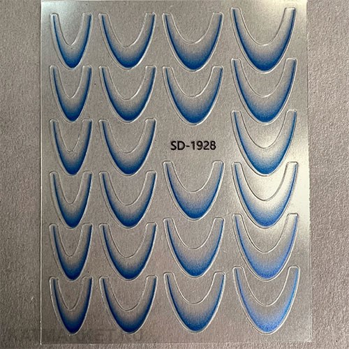 ZooNail Наклейки Френч голубой (1928) 61601928