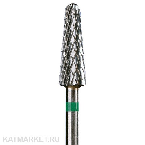 ООО "Фреза" Твердосплавная фреза с крупной крестообразной нарезкой 406801 зеленая 70801303