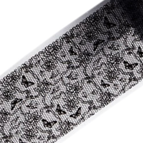 Фольга 50см Черное Кружево 08 61508008