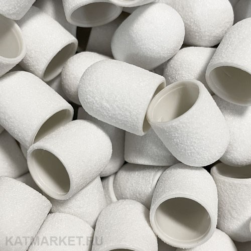 Colorcaps Колпачок для педикюра White 13мм, 120 грит 70220132
