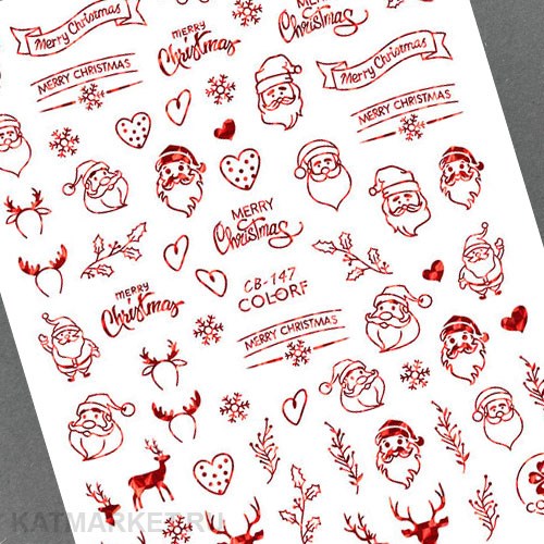 Наклейки PopFinger серия CB 147 красные 61207034