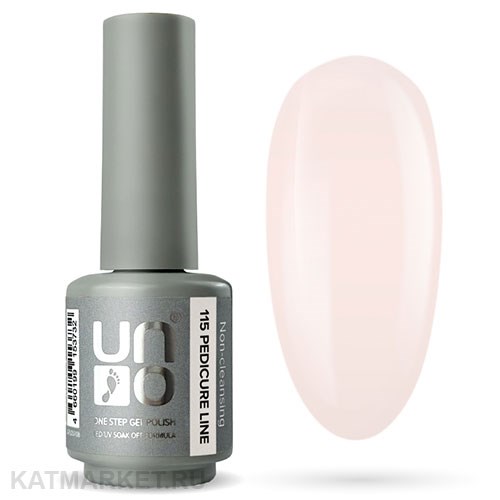 Uno 8г Pedicure Line 115 кремовый Однофазный гель-лак 10311115