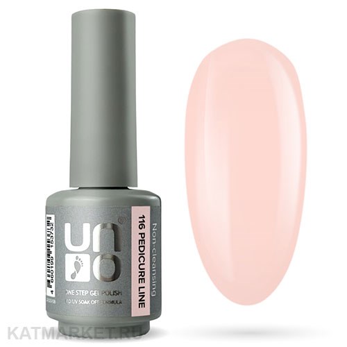 Uno 8г Pedicure Line 116 розовый Однофазный гель-лак 10311116