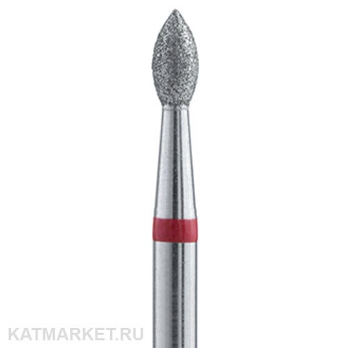 Владмива Фреза алмазная, пламя-пуля 2,3 мм, красная 806.104.257.514.023 70603123