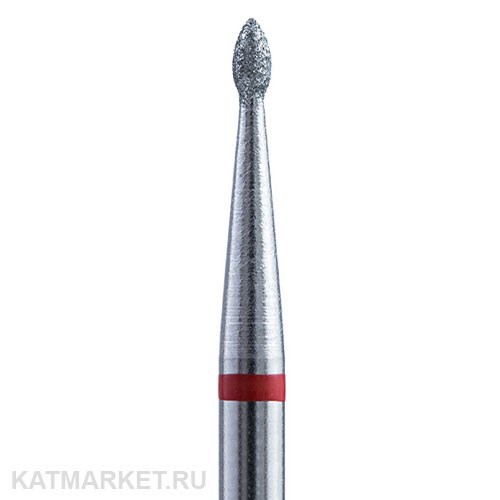 Владмива Фреза алмазная, пламя-пуля 1,2 мм, красная 806.104.257.514.012 70603112