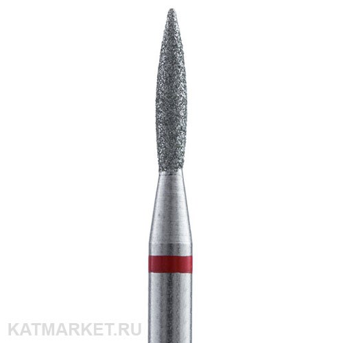 Владмива Фреза алмазная, пламя 1,6 мм, красное 806.104.243.514.016 70601116