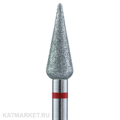 Владмива Фреза алмазная, капля 4 мм, красная 806.104.266.514.040 70605140