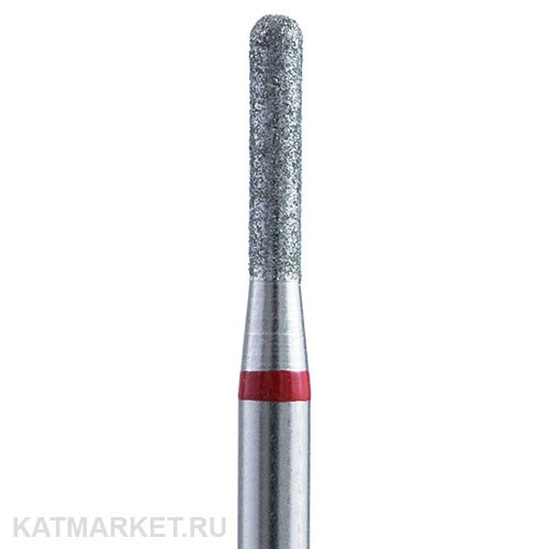 Владмива Фреза алмазная, цилиндр скругленный 1,6 мм, красный 806.104.141.514.016 70613116