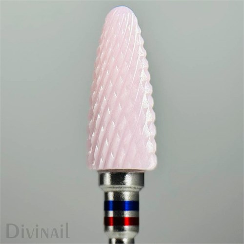 Divinail Розовая керамическая фреза, кукуруза сине-красная 70000123