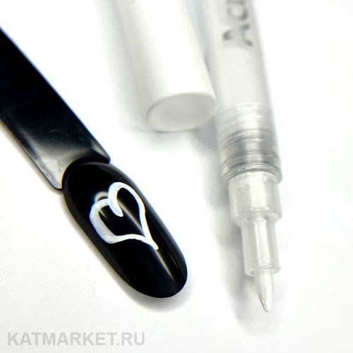 Акриловый маркер, белый 61010001