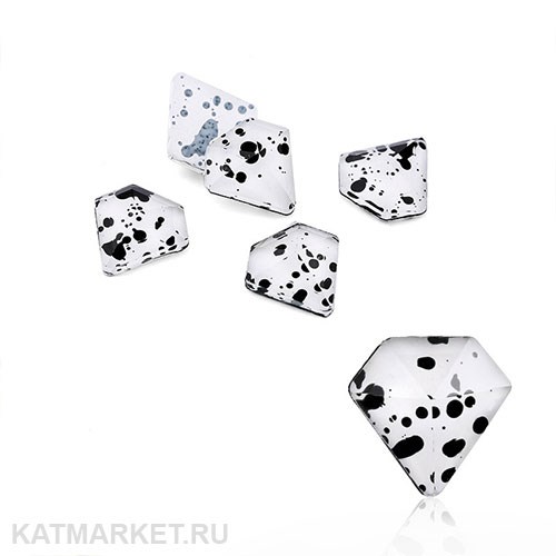 Divinail Стразы скорлупка 01 пакет 20шт 61301001