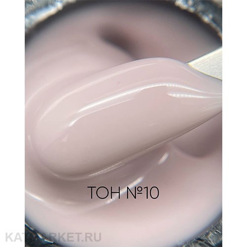 Опция 50мл 10 Нейтральный молочно-розовый Камуфлирующий самовыравнивающийся гель 12005102