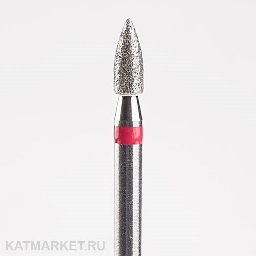 Система Фреза алмазная 856.104.254.060.023 (арт.71005523) Пуля красная 2,3мм 71005523