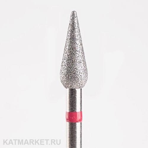 Система Фреза алмазная 856.104.266.110.040 (арт.71005540) Почка удлиненная красная 4мм 71005540